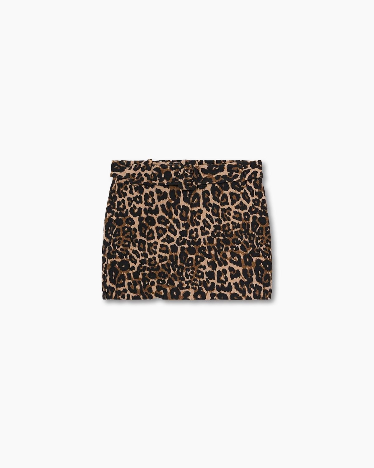 Animal print miniskirt