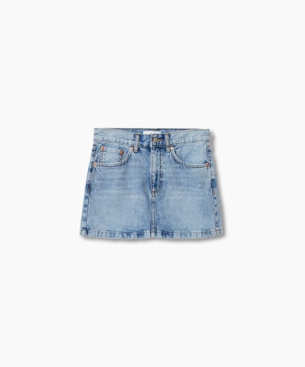 Denim miniskirt